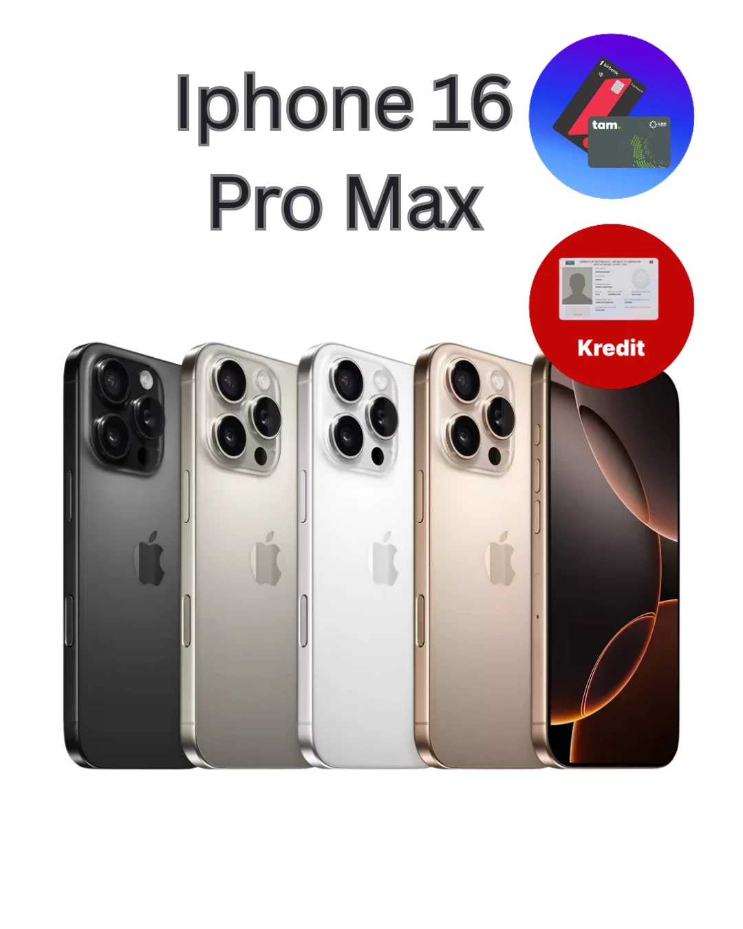 Iphone 16 pro max 256gb