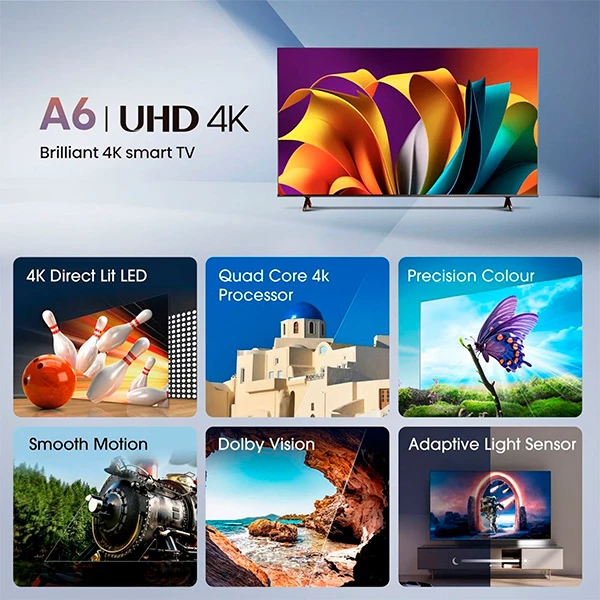 Televizor Hisense 43A61N Black