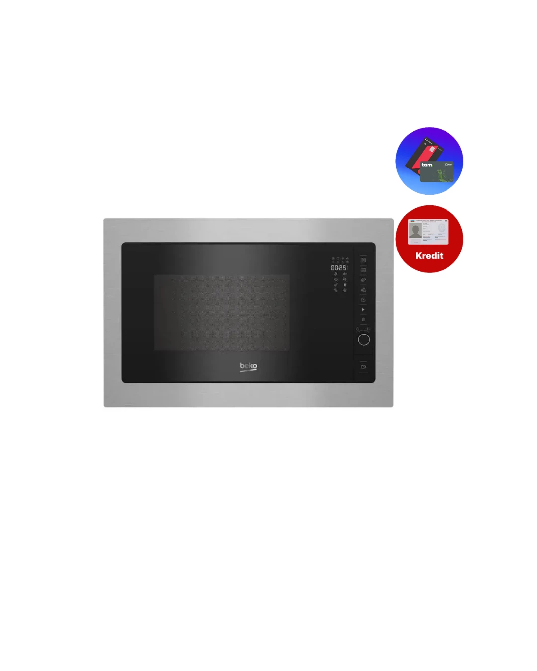 Quraşdırılan Mikrodalğalı soba BEKO BMGB25332BG