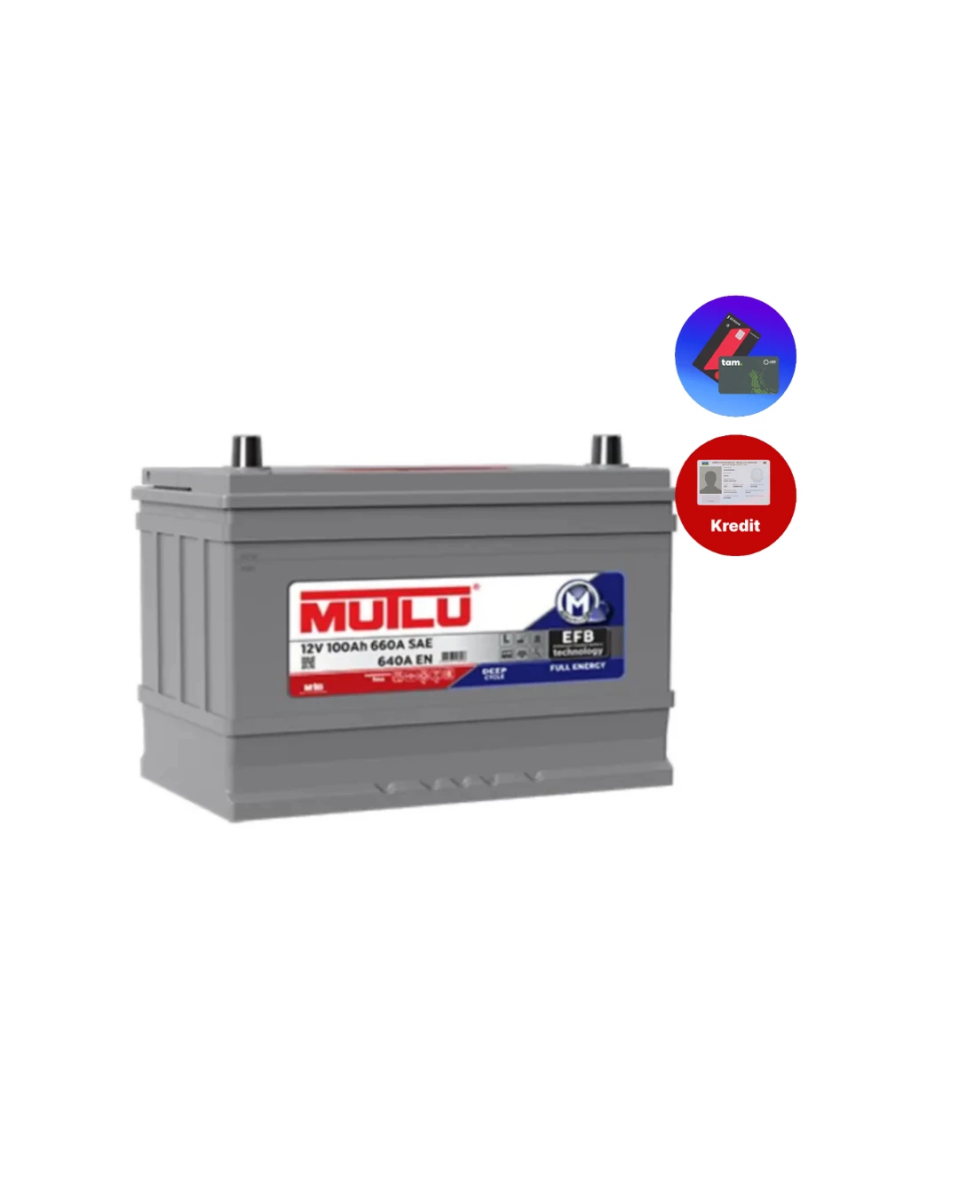 Avtomobil üçün akkumulyator Mutlu FH3.100.064.A