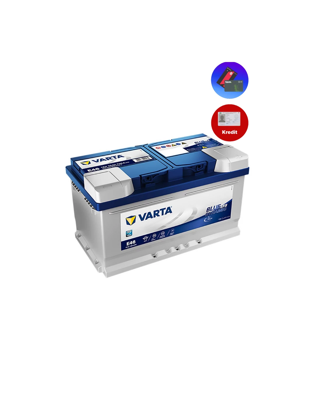 Varta 80Ah N80 EFB Start-Stop