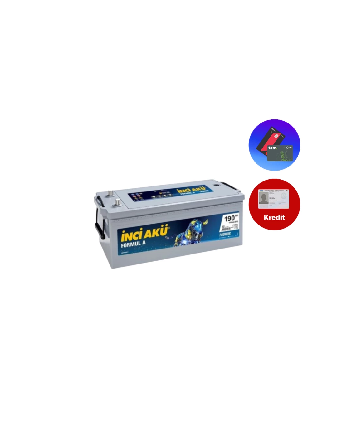 İNCİ AKÜ 190 Ah FormulA R+ 1006518