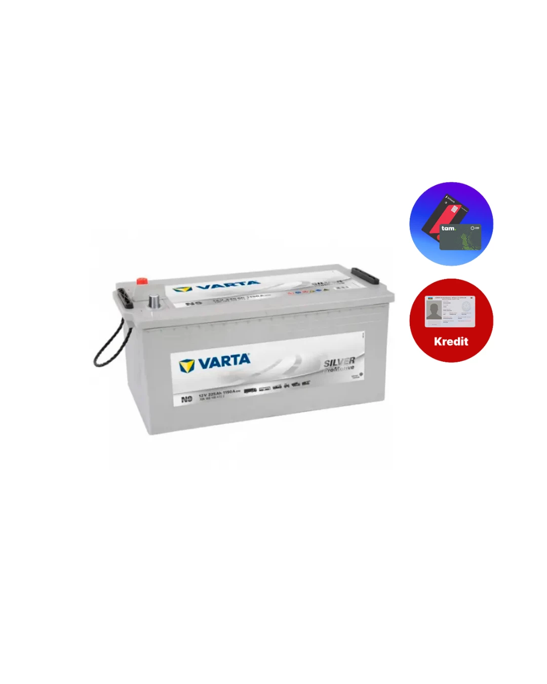 VARTA 225 AH N9 R+ Silver Promotive