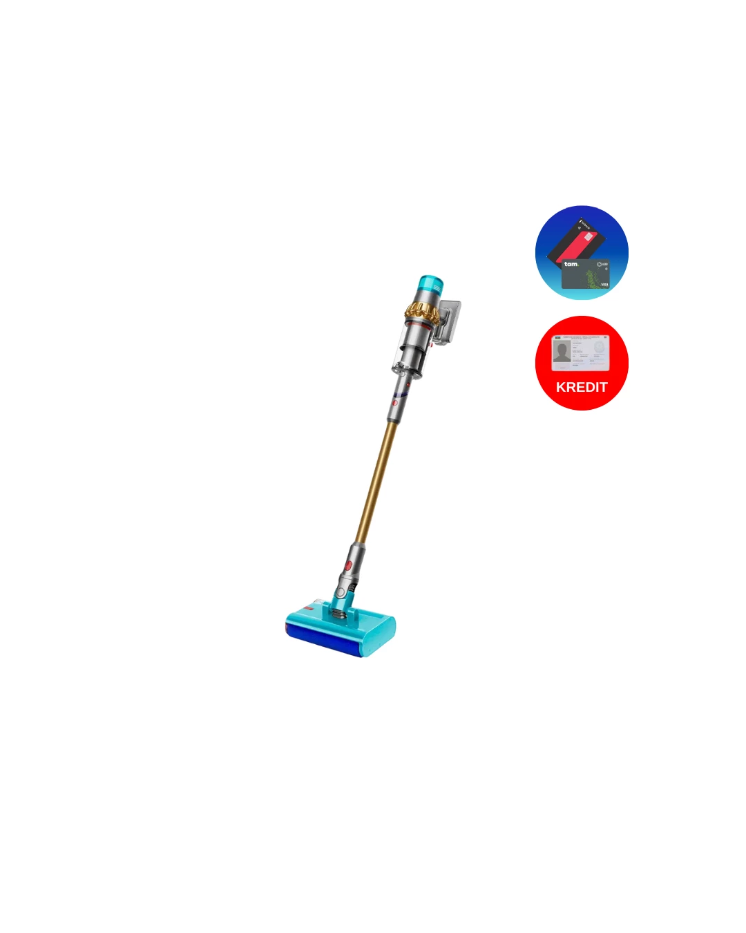 Şaquli elektrikli süpürgə DYSON SV47 V15S Submarine