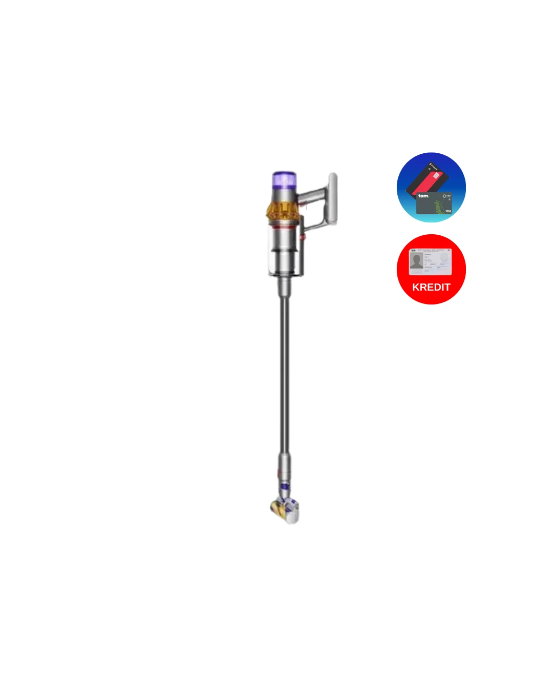 Şaquli elektrikli süpürgə Dyson SV47 V15 ABS YellowIron