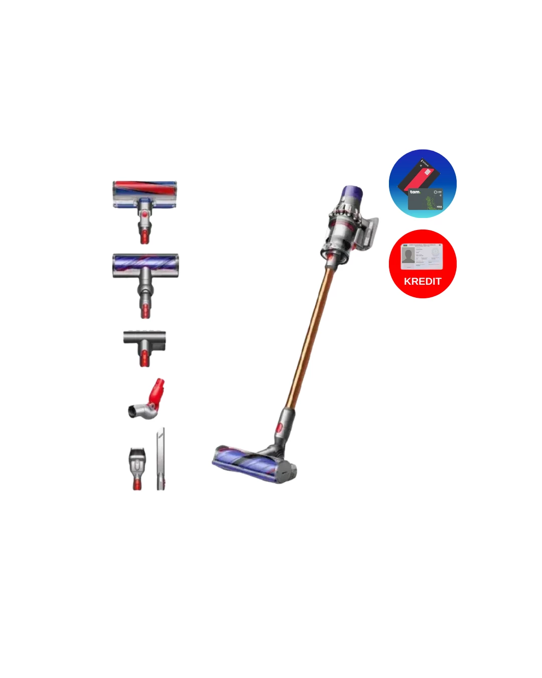 Şaquli elektrikli süpürgə Dyson SV27 V10 ABS